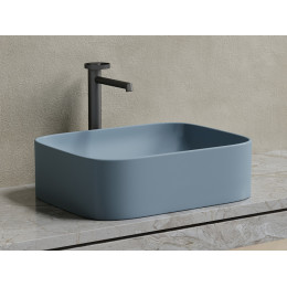 Умывальник чаша накладная прямоугольная (цвет Серо-x