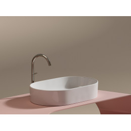 Умывальник чаша накладная овальная Element 608x385x122мм