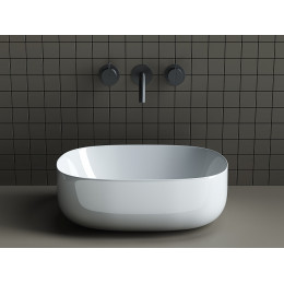 Умывальник чаша накладная овальная Element 460x350x155мм