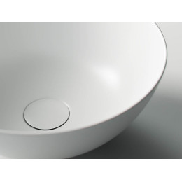 Умывальник чаша накладная круглая (цвет Белый Матовый) Element 358x358x155мм