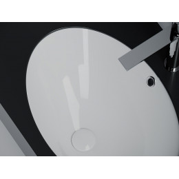 Раковина встраиваемая снизу Era овальная 615x435x220 мм цвет белый  CN6081