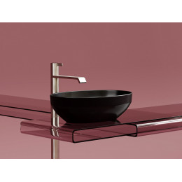 Умывальник чаша накладная овальная (цвет Черный Матовый) Element 502x363x145мм