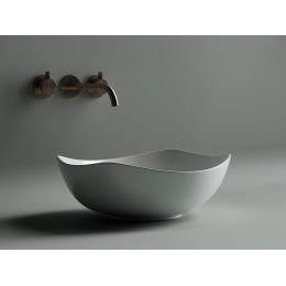 Умывальник чаша накладная овальная Element 420x385x145мм