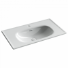 Раковина накладная CERAMICANOVA Sabo с отверстием под смеситель 800x460x130 белый