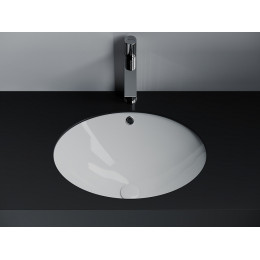 Раковина встраиваемая снизу Era овальная 615x435x220 мм цвет белый  CN6081