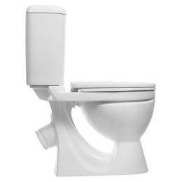 Унитаз-компакт Sanita Стандарт с косым выпуском с сиденьем дюропласт микролифт белый (SDTSACC01030712)
