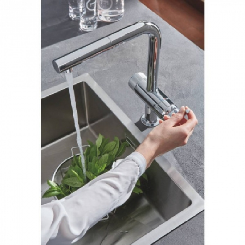 Смеситель для кухни Grohe Blue Pure Minta c фильтром 119706 хром