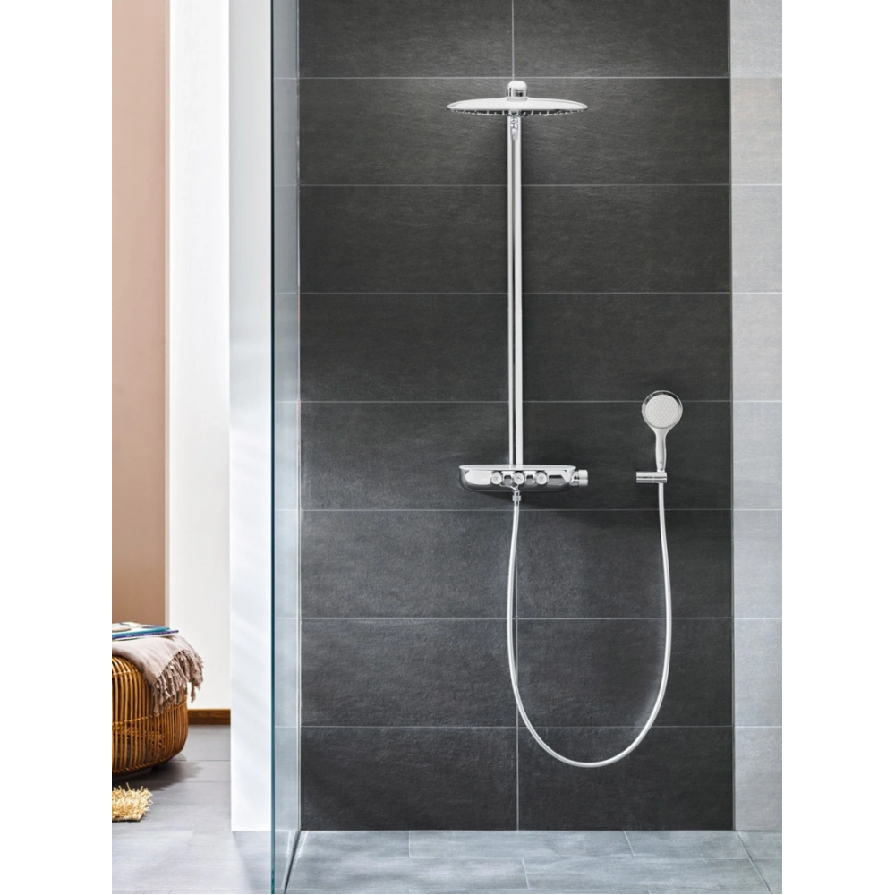 Душевая система GROHE Rainshower System SmartControl 360 DUO с термостатом для душа, хром (26250000)