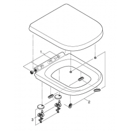 Сиденье для унитаза с микролифтом GROHE Euro Ceramic, альпин-белый (39330002)