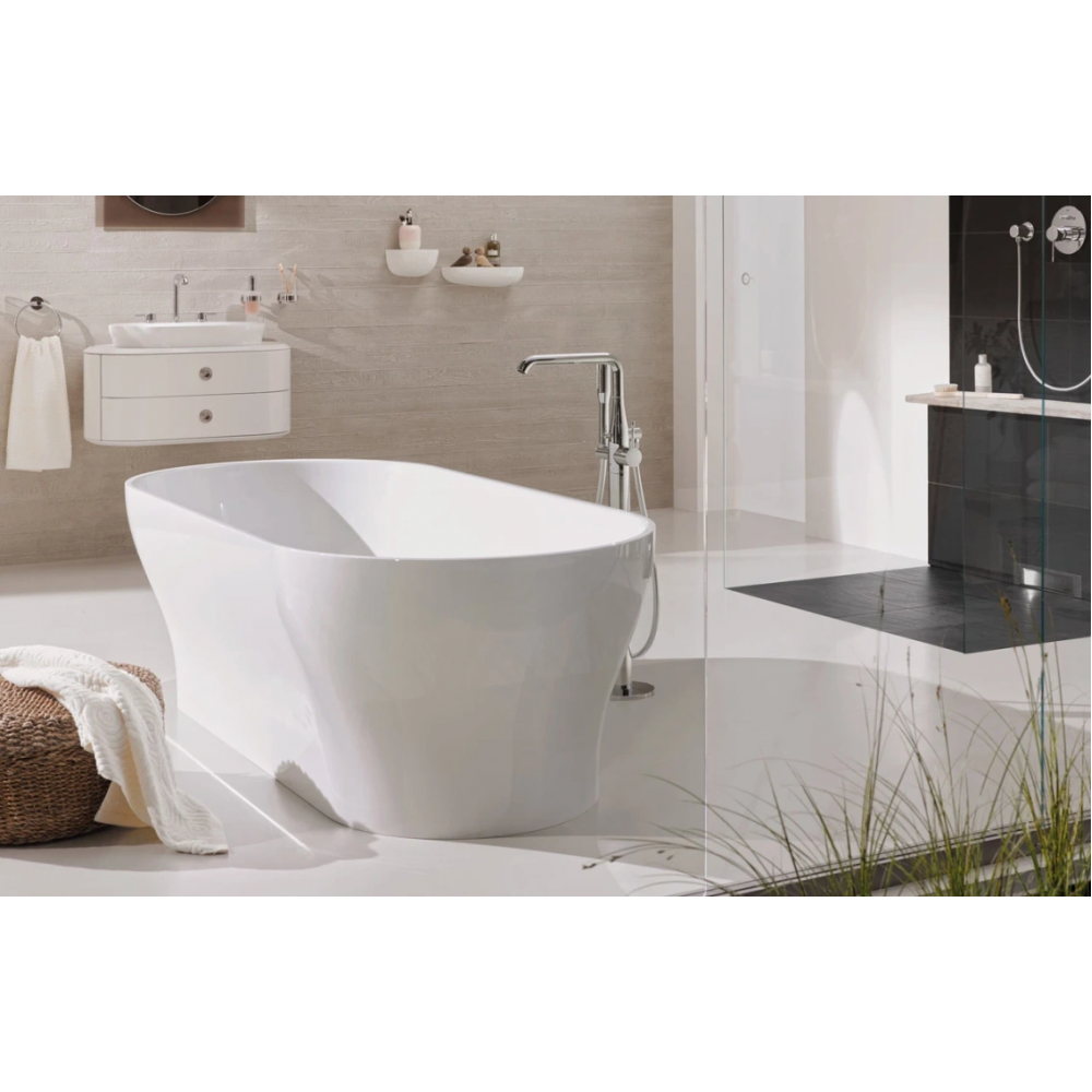 Внешняя часть смесителя для ванны GROHE Essence напольного монтажа, хром (23491001)