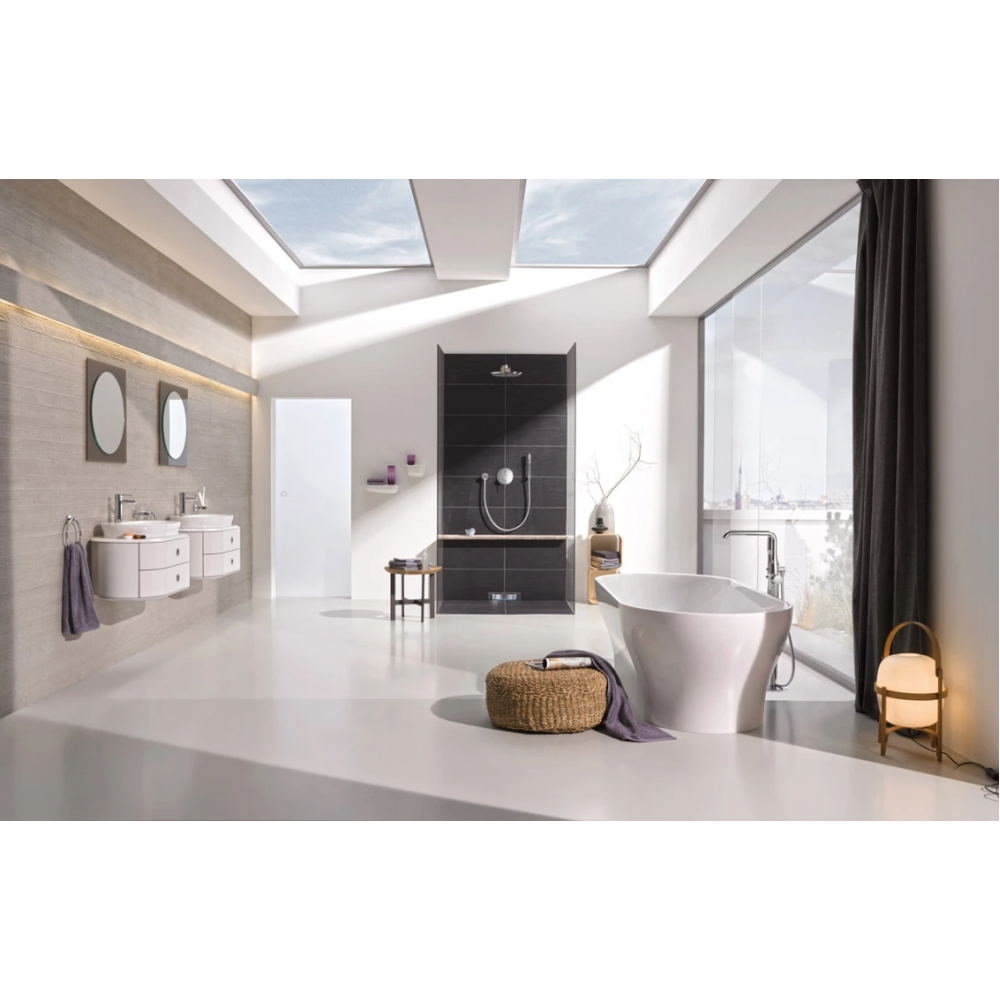 Внешняя часть смесителя для ванны GROHE Essence напольного монтажа, хром (23491001)