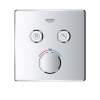 Внешняя часть термостата для ванны и душа GROHE Grohtherm SmartControl на 2 потребителя, хром (29124000)