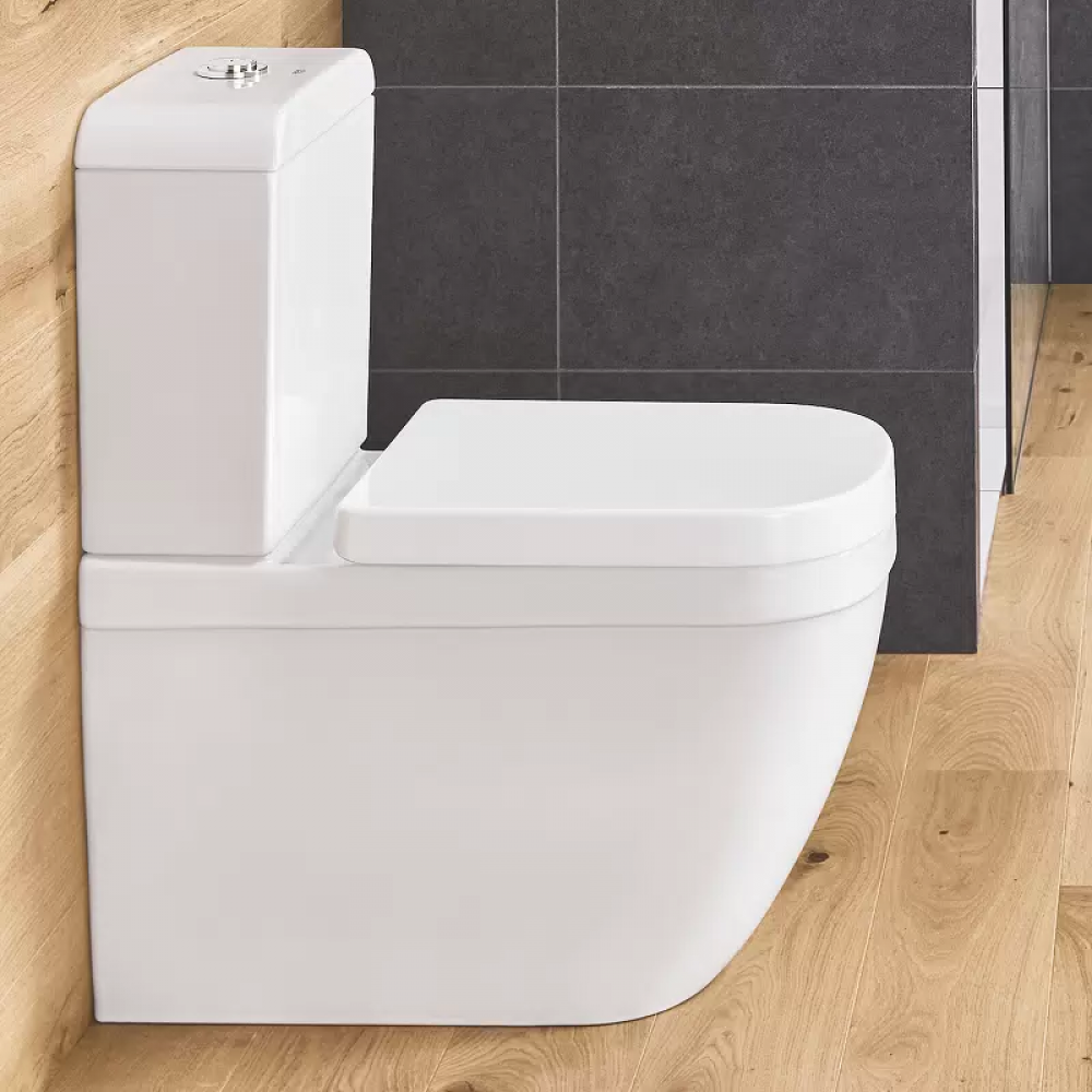 Унитаз напольный готовый комплект GROHE Euro Ceramic, альпин-белый (39462000)