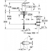 Смеситель для биде Grohe Eurosmart Cosmopolitan 32839000