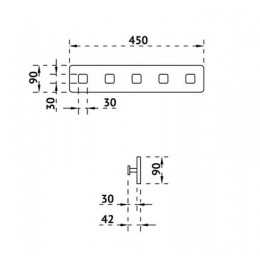Вешалка ABBER Stein AS1650MB черная матовая