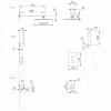 Душевая система ABBER Daheim AF8250W скрытого монтажа с изливом, термостат, белая матовая
