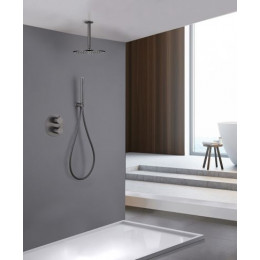 Душевая система ABBER Wasser Kreis AF8121NG скрытого монтажа без излива, никель