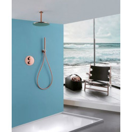 Душевая система ABBER Wasser Kreis AF8121RG скрытого монтажа без излива, розовое золото