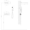Душевая система ABBER Wasser Kreis AF8151RG скрытого монтажа без излива, термостат, розовое золото