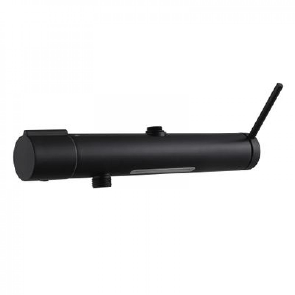 Душевая стойка ABBER Emotion AF8816BL с изливом, черный матовый