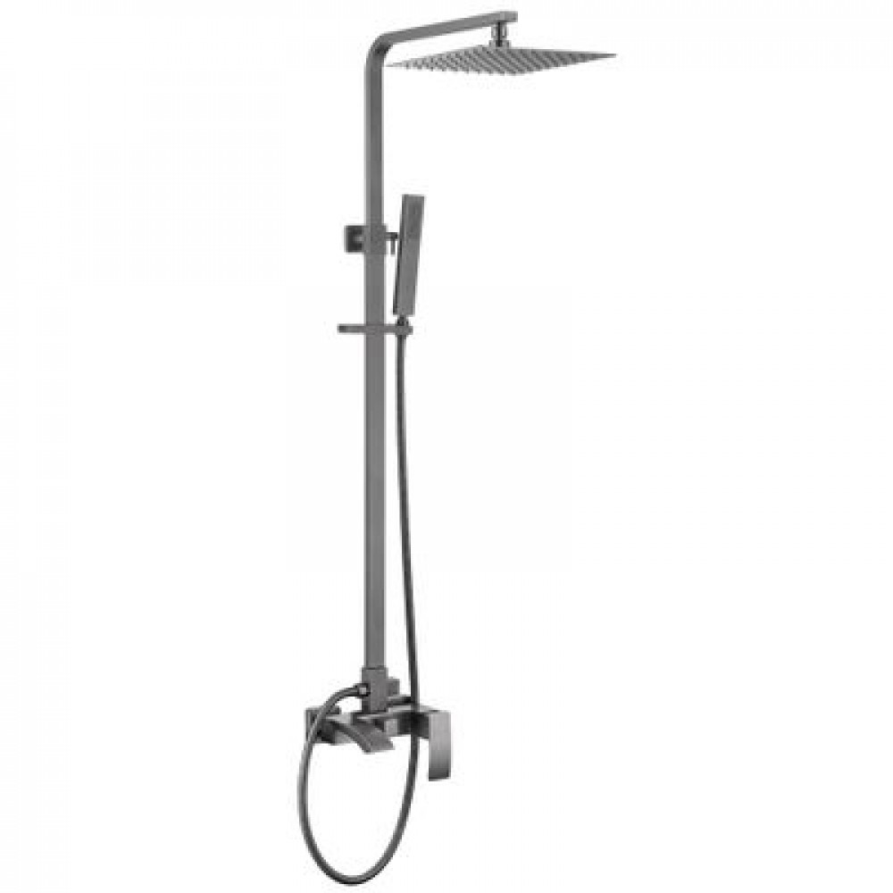 Душевая стойка ABBER Wasserfall AF8616NGL с изливом, никель