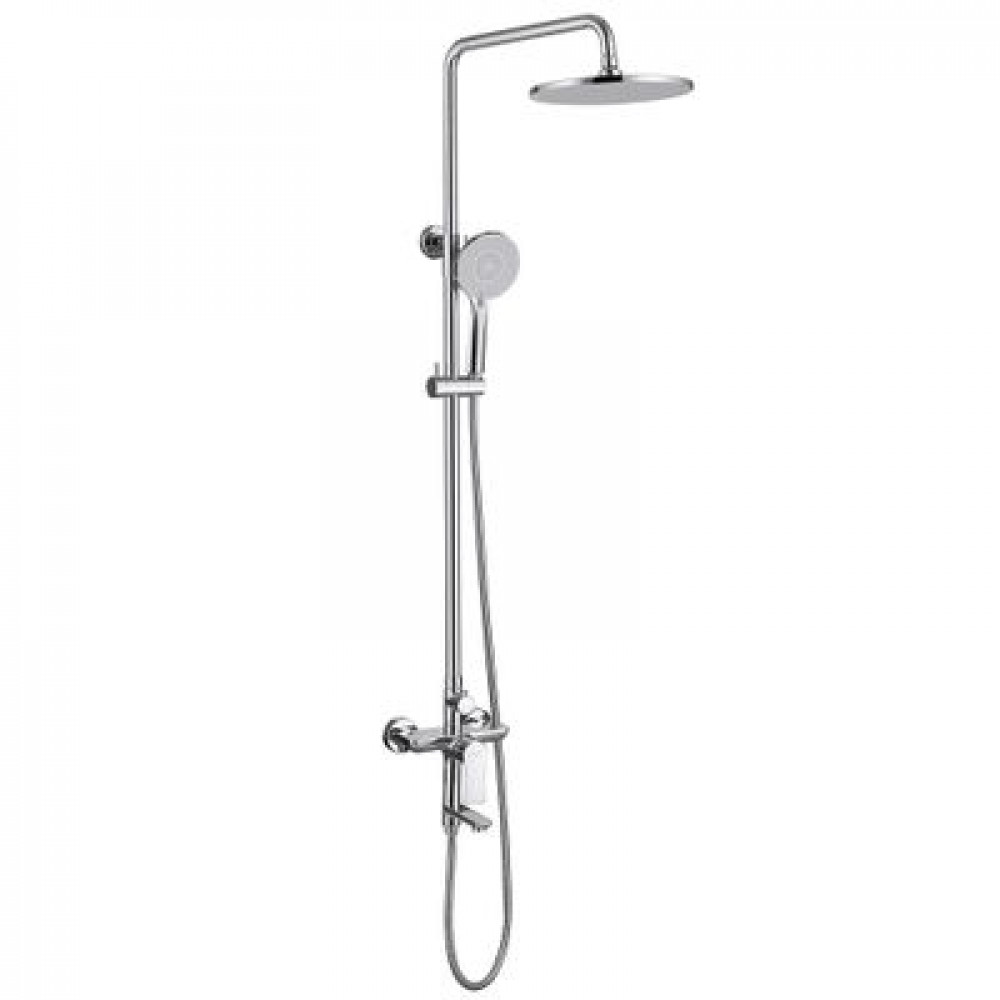 Душевая стойка ABBER Weiss Insel AF8016N с изливом, хром