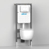 Унитаз ABBER Bequem AC1101MBG подвесной темно-зеленый матовый, безободковый