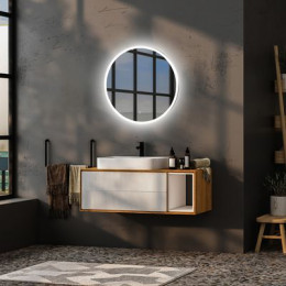 Зеркало ABBER Mond AG6202S-0.65 с подсветкой, сенсорный выключатель, диммер