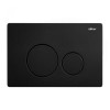 Комплект ABBER унитаз AC1100MB черный матовый с инсталляцией AC0105 и кнопкой AC0121MB, биде AC1150MB с инсталляцией AC0101P
