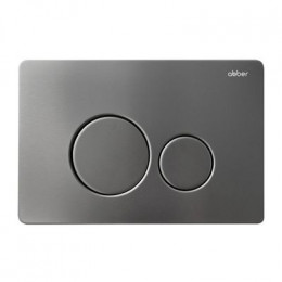 Комплект подвесной унитаз ABBER Bequem AC1100T белый с инсталляцией AC0105 и кнопкой AC0121NG никель