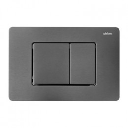 Комплект подвесной унитаз ABBER Rechteck AC1201 белый с инсталляцией AC0105 и кнопкой AC0120NG никель