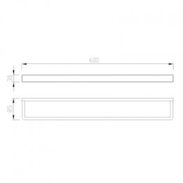 Полотенцедержатель ABBER Westen AA1755G золото матовое