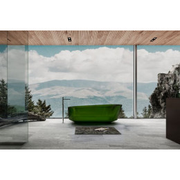 Прозрачная ванна ABBER Kristall AT9706Emerald зеленая