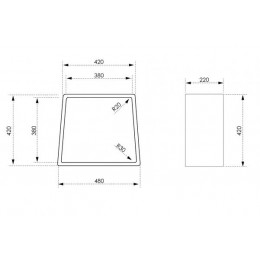 Стульчик для ванной ABBER Stein AS1638 белый матовый