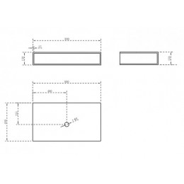 Тумба под раковину ABBER Stein AS1612 подвесная, белая матовая