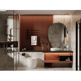 Унитаз ABBER Bequem AC1111 приставной белый, безободковый