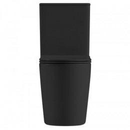 Унитаз ABBER Bequem AC1112TMB компакт черный матовый, безободковый, смыв торнадо