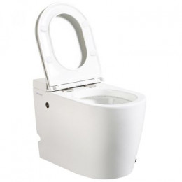 Унитаз ABBER Bequem AC1114P приставной белый с импульсным смывом