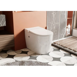 Унитаз ABBER Bequem AC1115P приставной белый с импульсным смывом