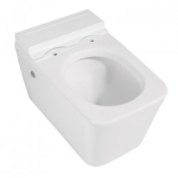 Унитаз ABBER Rechteck AC1202P подвесной белый с импульсным смывом