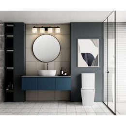 Унитаз ABBER Rechteck AC1210TMW компакт белый матовый, безободковый, смыв торнадо