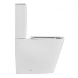 Унитаз ABBER Rechteck AC1210TMW компакт белый матовый, безободковый, смыв торнадо