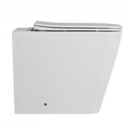 Унитаз ABBER Rechteck AC1211 приставной белый, безободковый