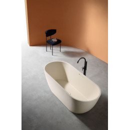 Ванна из искусственного камня ABBER Frankfurt AM9941MBE светло-бежевая матовая