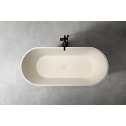 Ванна из искусственного камня ABBER Frankfurt AM9941MBE светло-бежевая матовая