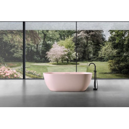 Ванна из искусственного камня ABBER Frankfurt AM9941MP розовая матовая