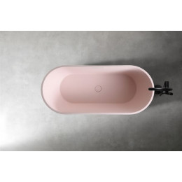 Ванна из искусственного камня ABBER Frankfurt AM9941MP розовая матовая