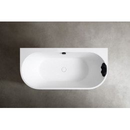 Ванна из искусственного камня ABBER Leipzig AM9916 белая матовая