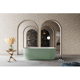 Ванна из искусственного камня ABBER Stein AS9601MCG зеленая матовая