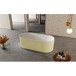 Ванна из искусственного камня ABBER Stein AS9601MS песочная матовая